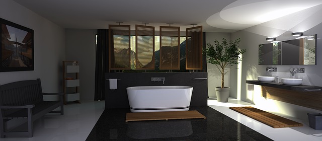 Black & Ash White Bathroom Design Ideas