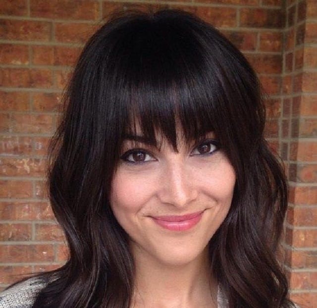 Shoulder Length Hair With Bangs - Hairstyle