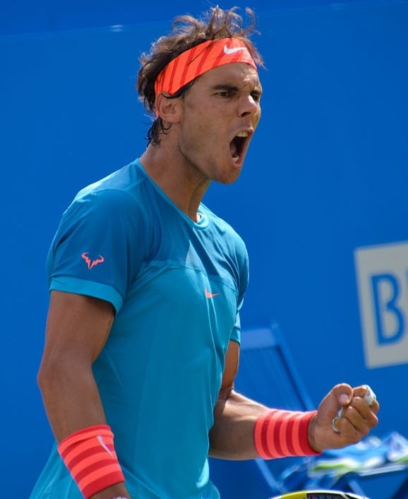 Rafael Nadal - most popular athletes