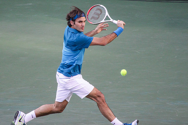 Roger Federer - most popular athletes