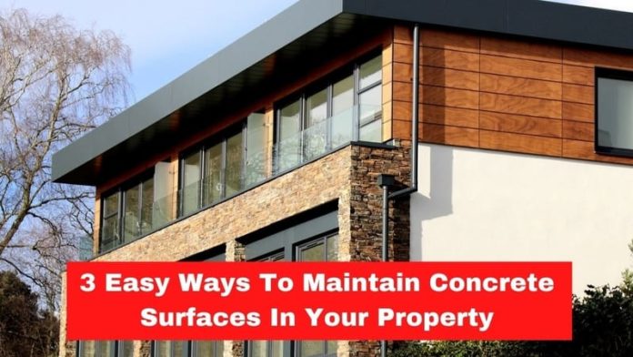 Maintain Concrete Surfaces In Your Property