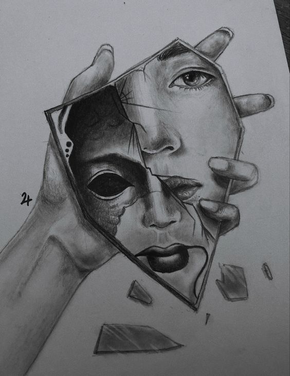 drawing emotions abstract