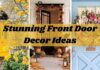 Stunning Front Door Decor Ideas for Every Season - Front door entrance decorating ideas