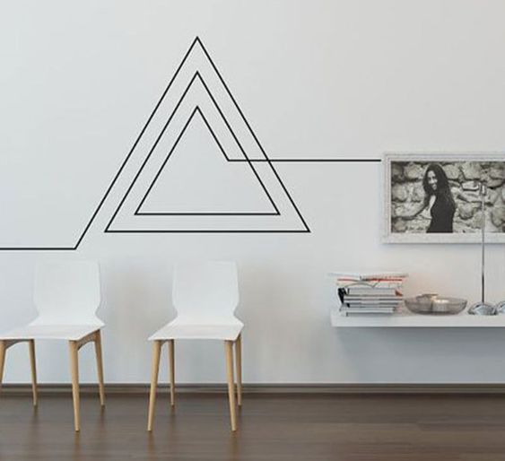 wall designs with tape - easy wall designs with tape