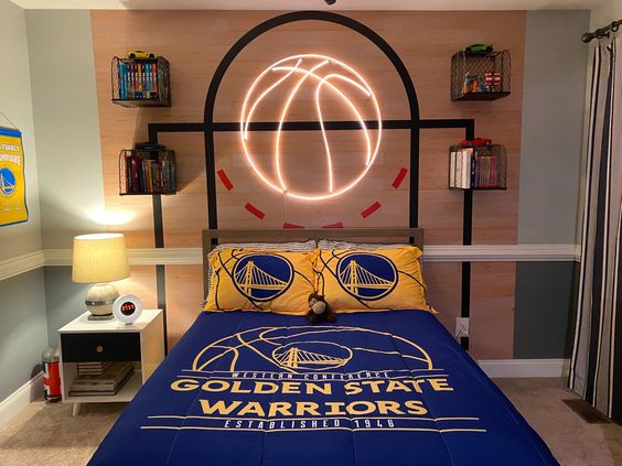 Basketball Bedroom Decor - Basketball Boys Bedroom