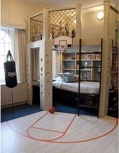 Basketball Bedroom Decor - Bedroom Ideas for Big Kids