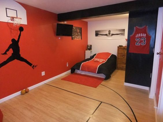 Basketball Bedroom Decor - Inspirational Ideas For Decorating Basketball Themed Kids Room