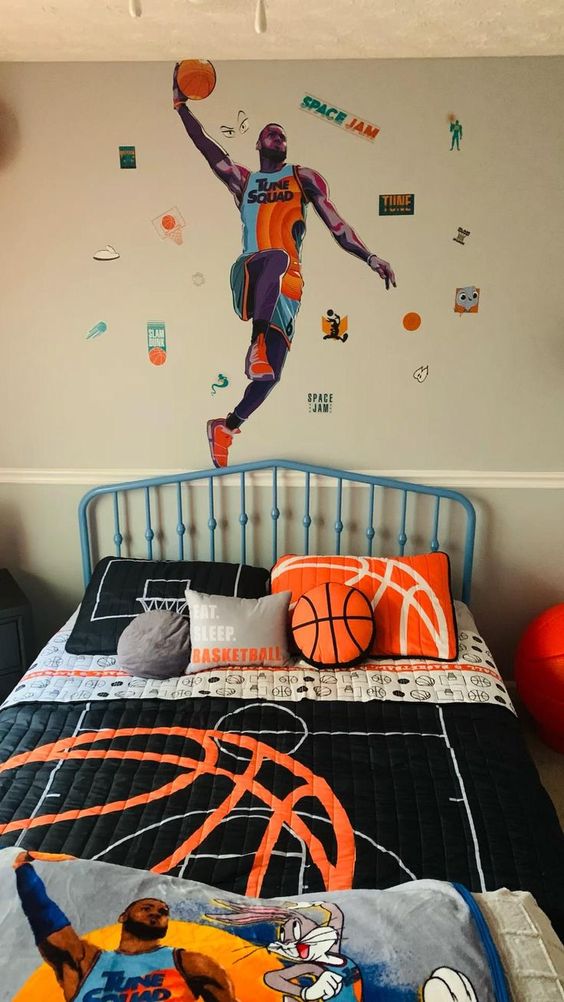 Basketball Bedroom Decor - basketball bedroom decorating ideas