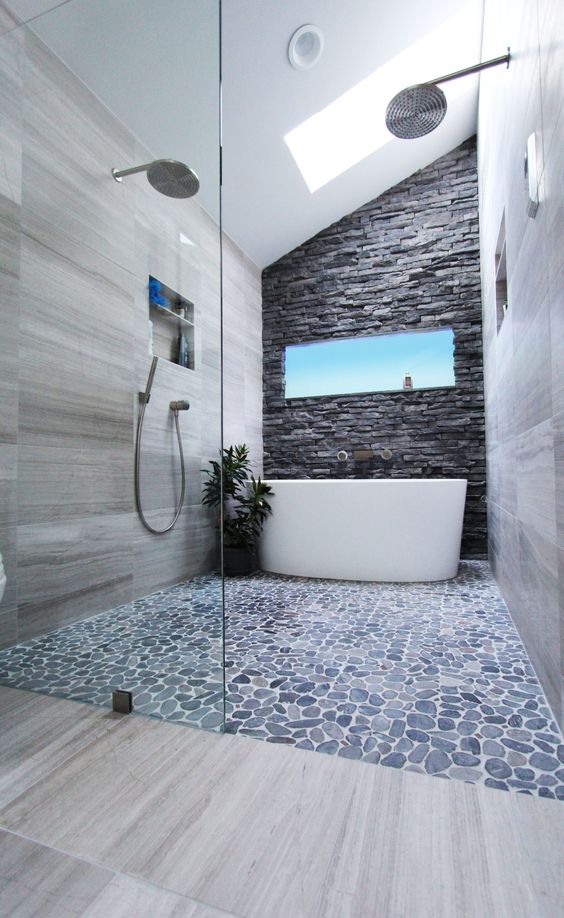 Bathroom Shower Walls Ideas - small bathroom layouts with walk-in shower