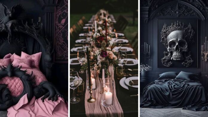 Elegance of Goth Home Decor - discover the elegance of goth home decor online