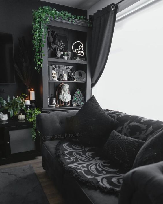 Gothic Living Room - gothic living room decor