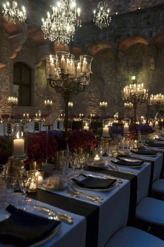 Gothic Wedding Decor - modern gothic wedding decor