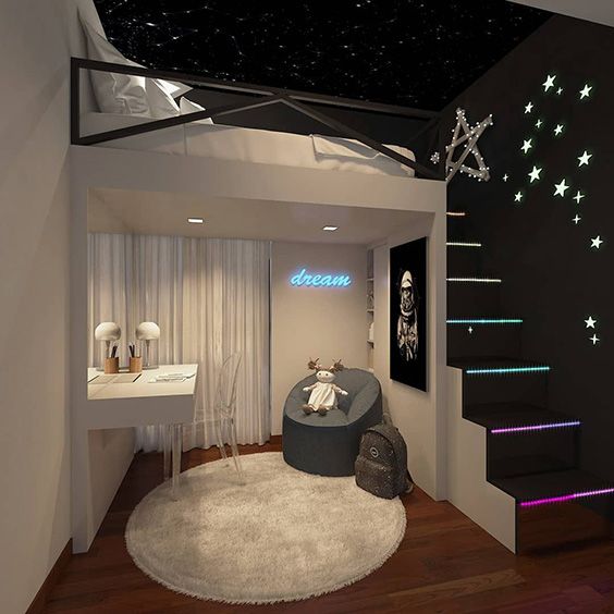 Kids' Bedroom Decor - Loft Kid Bedroom Ideas