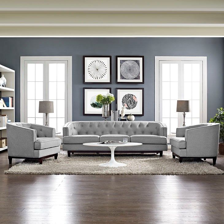 Living Room Ideas Grey and White - Coast Living Room