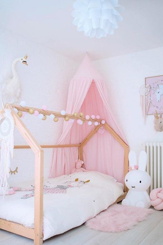 Pink Bedroom Decor - Toddler Girl Bedroom Ideas