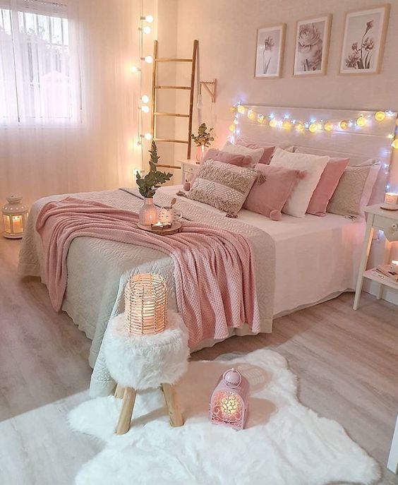 Pink Bedroom Decor - grown up pink bedroom decor