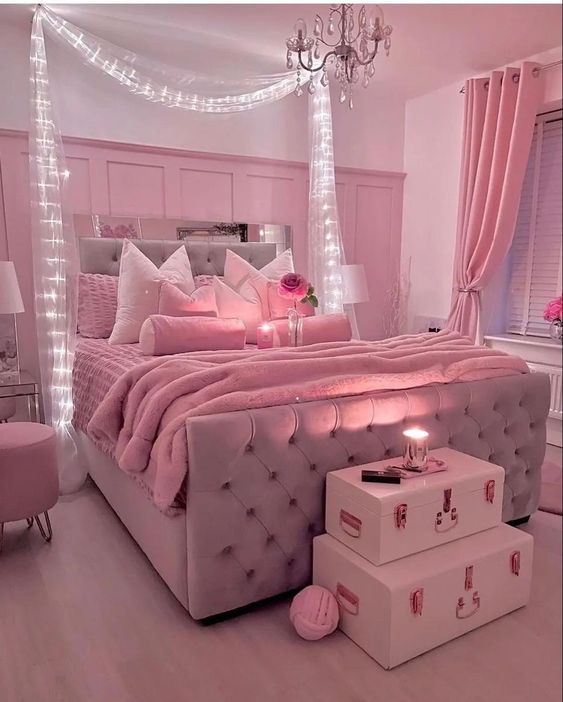 Pink Bedroom Decor - hot pink bedroom decor deas