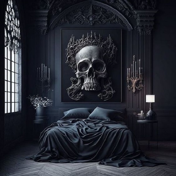 gothic bedroom - Dark Gothic Bedroom