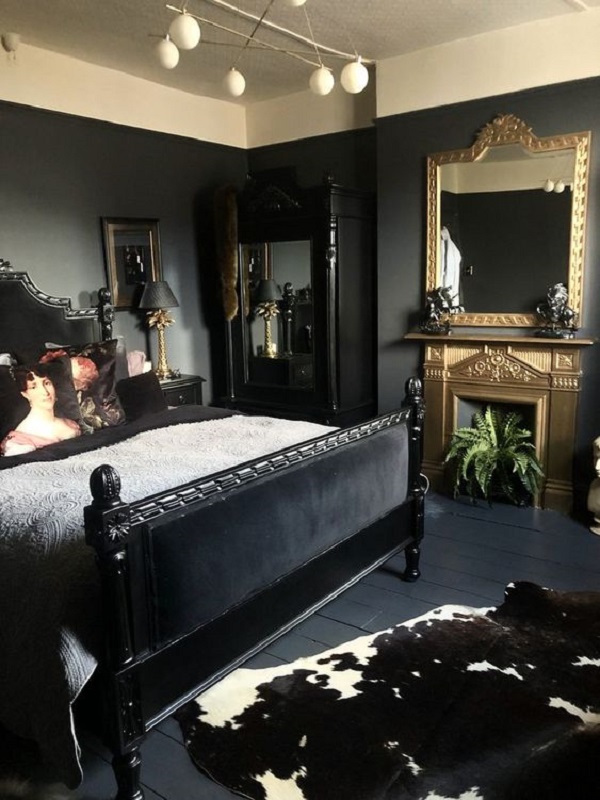 gothic bedroom - black gothic bedroom Ideas