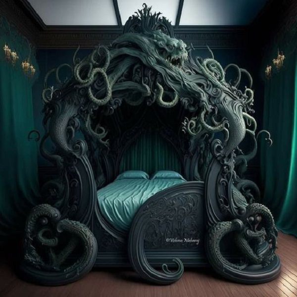 gothic bedroom - gothic style bedroom