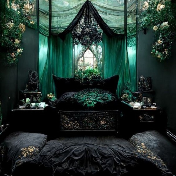 gothic bedroom - victorian gothic bedroom ideas