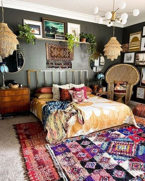 Boho Style Bedroom - Crazy Boho Bedroom Decor Ideas