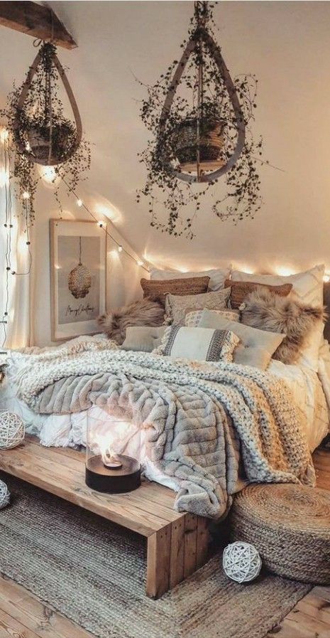 Boho Style Bedroom - Inspire Chic Boho Style Bedroom Decor Ideas