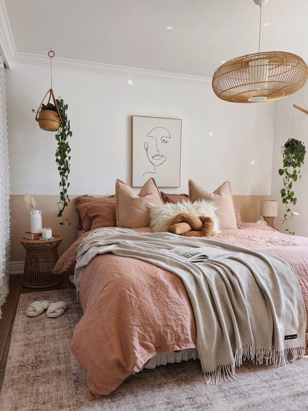 Simple Boho Bedroom - Inspire Chic Boho Bedroom Decor Ideas