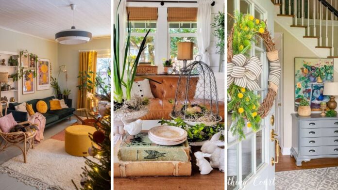 Stunning Spring Home Decor Ideas - spring decorating ideas for living room