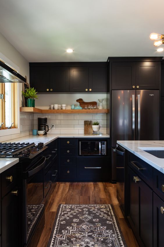 Black Kitchen Cabinets Ideas - Amazing Black Kitchen Cabinets Ideas