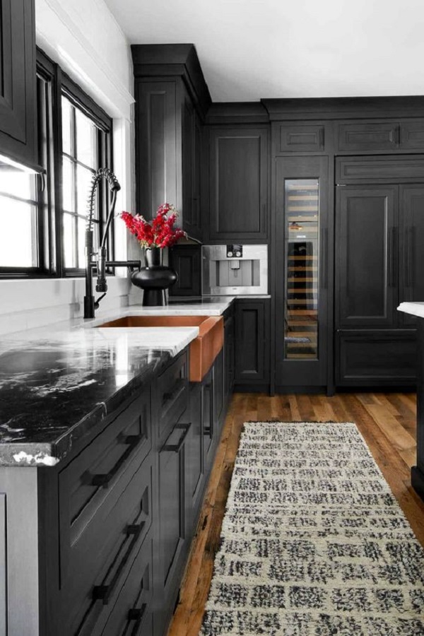 Black and White Kitchen Cabinet - Black and White Kitchen Design Ideas