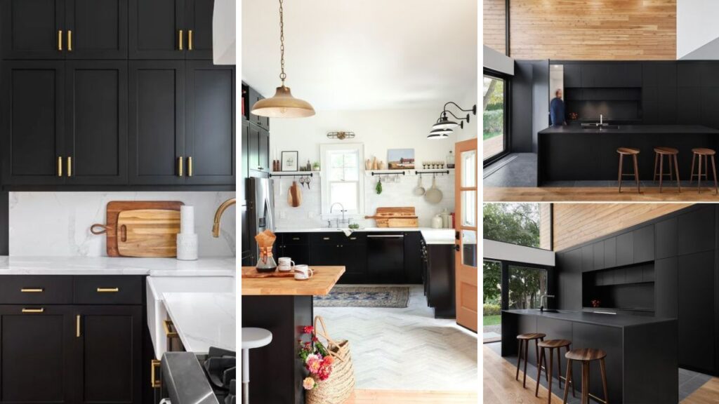 Embracing Black kitchen Cabinets for Modern Living - Matte Black kitchen cabinets small kitchen