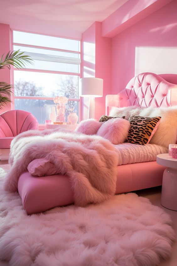 cute pink bedroom - Cute Dark Pink Bedroom Ideas for Girls