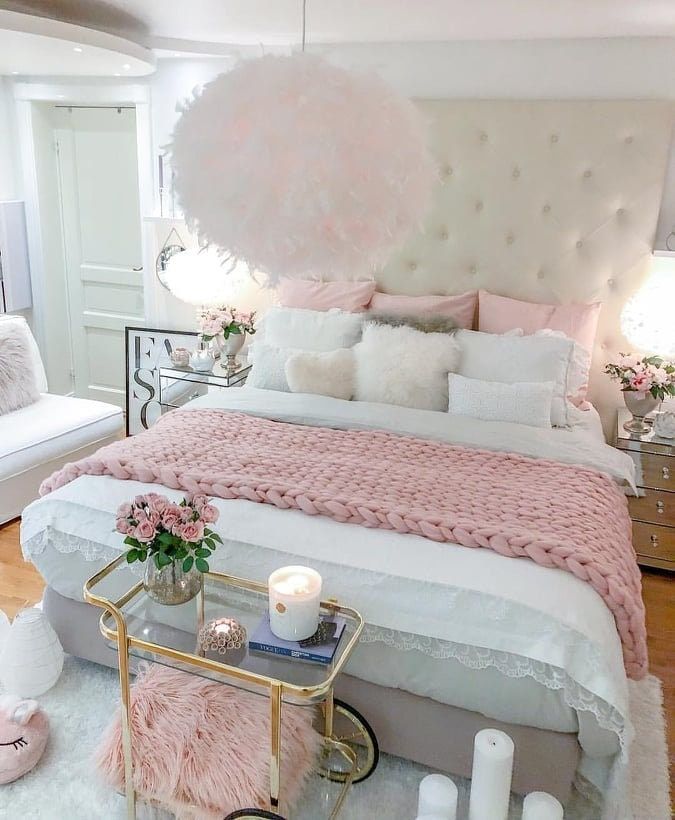 cute pink bedroom - Cute bedroom decor simple