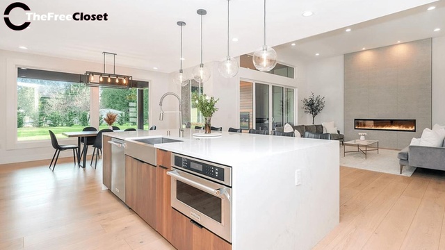 Small Kitchen island with seating and storage