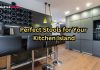 Perfect stools for your kitchen island with backs