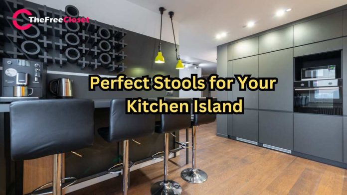 Perfect stools for your kitchen island with backs