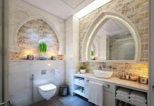 Modernized bathroom with affordable decor updates for a fresh, stylish look