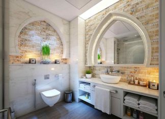 Modernized bathroom with affordable decor updates for a fresh, stylish look